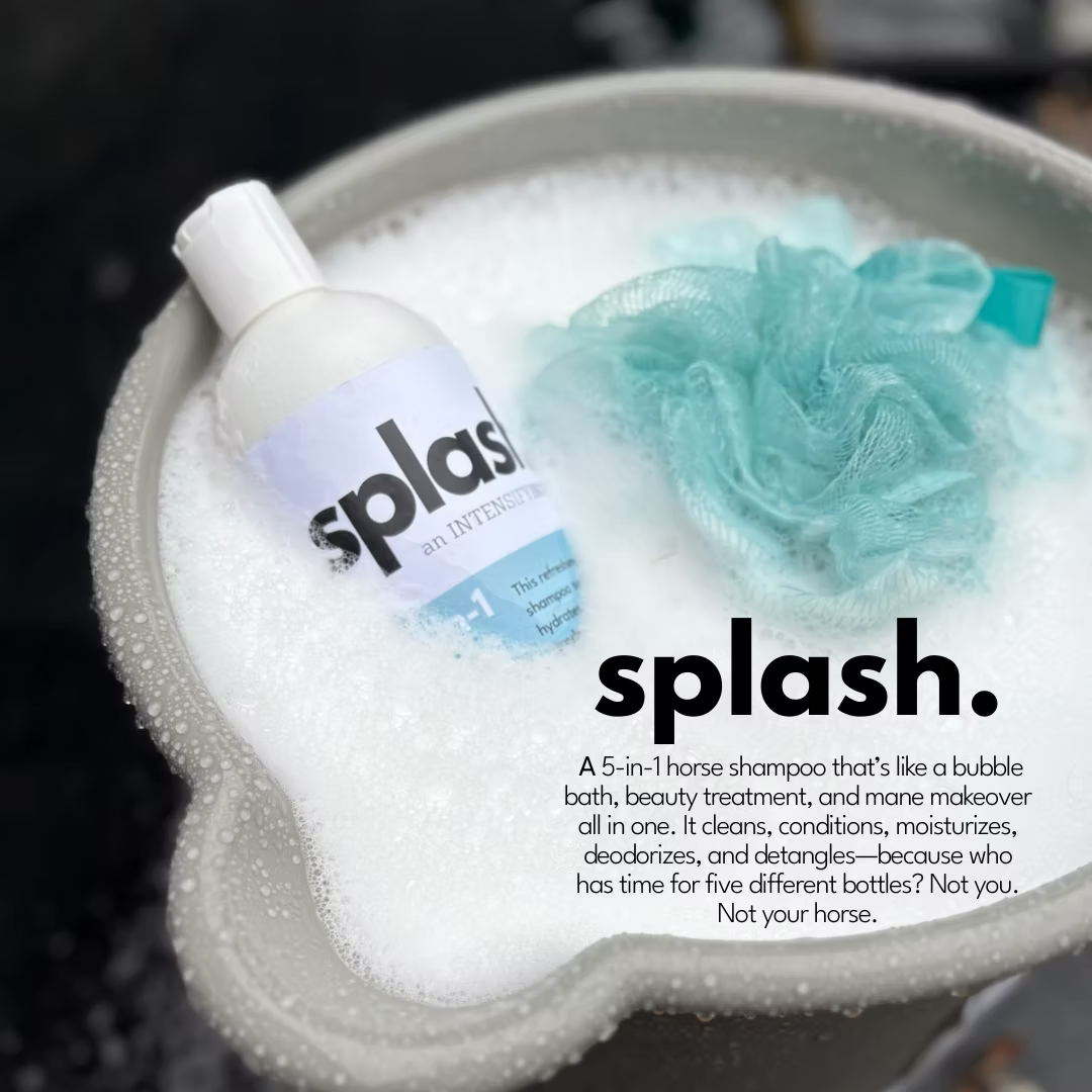 The Infused Equestrian Splash. An Intesifying Shampoo
