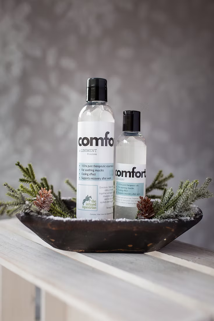 The Infused Equestrian Comfort. A Liniment - 4 oz