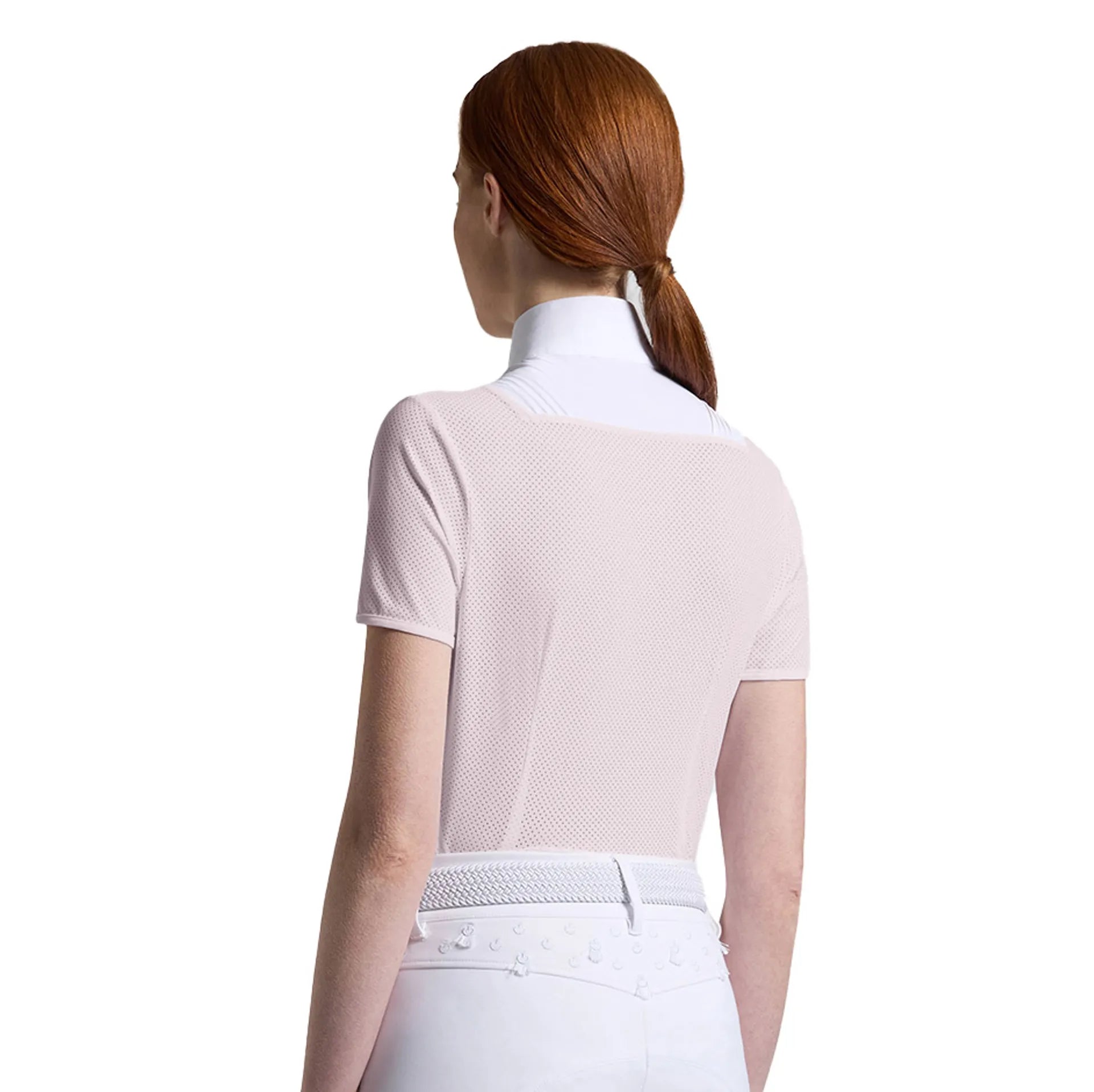 Cavalleria Toscana Women's American Short-Sleeve Competition Shirt - Violet Ice