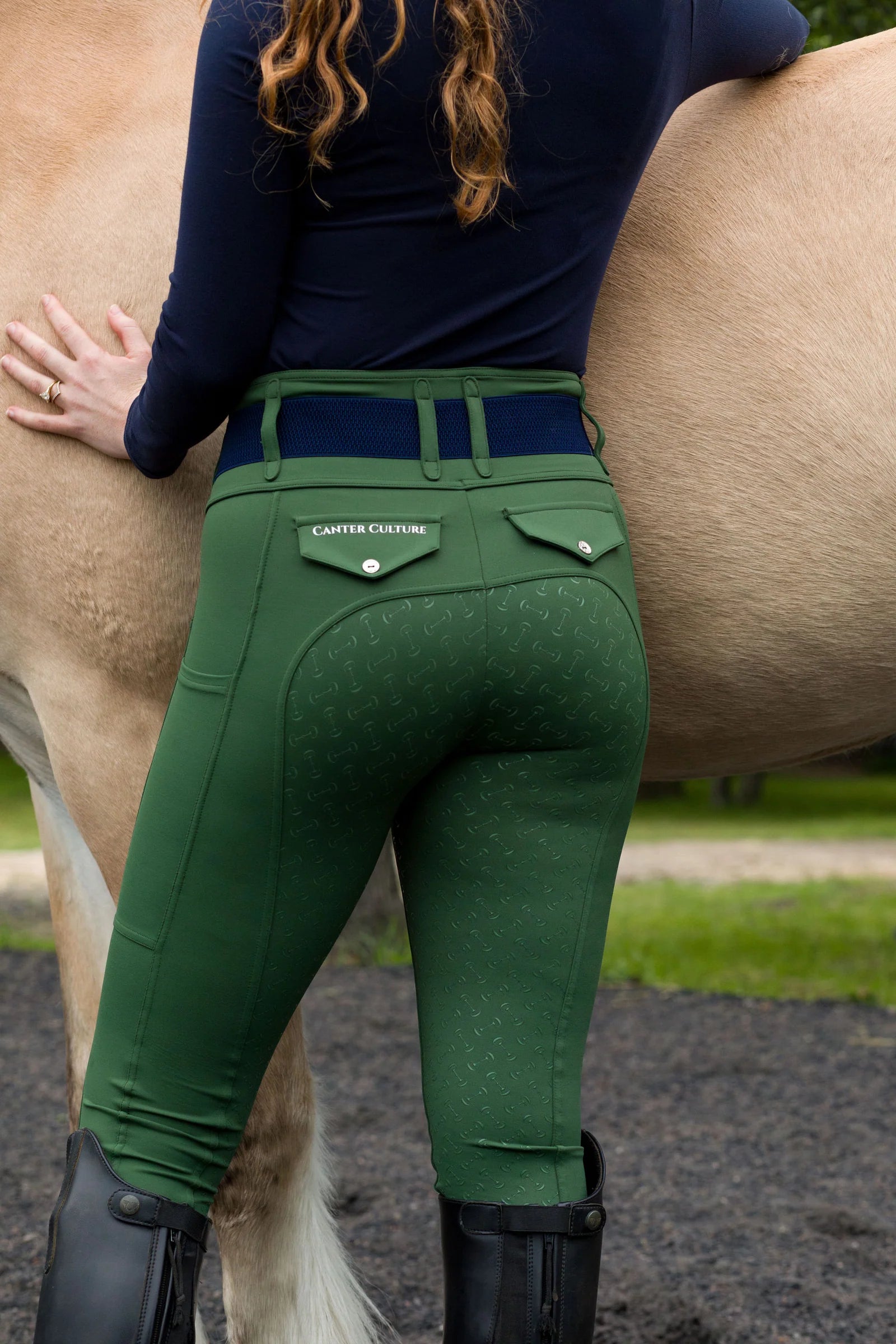 Canter Culture Athletic Breech Evergreen