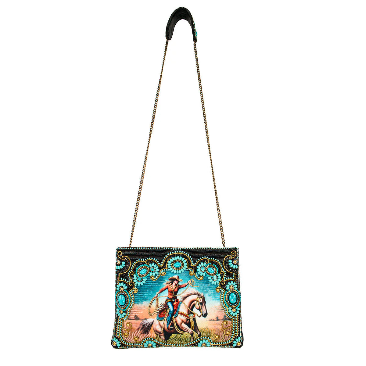 Mary Francis Cowgirl Crossbody Handbag