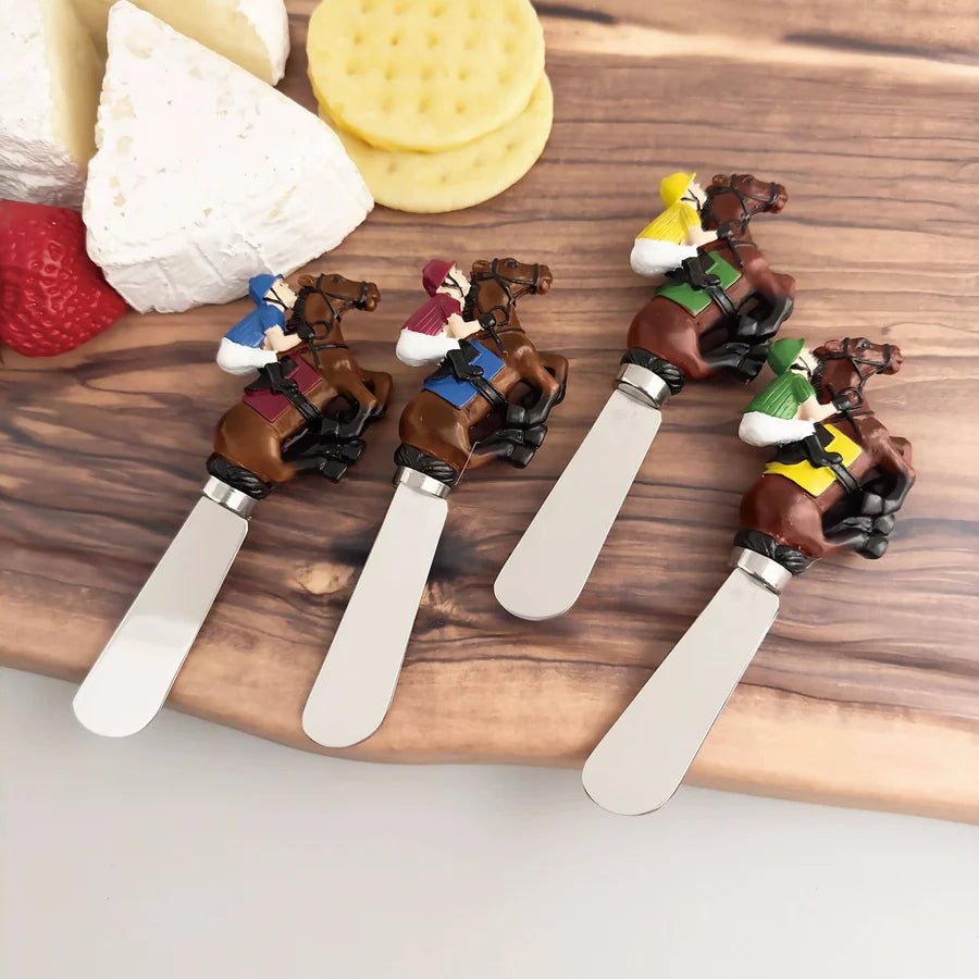 4-Piece Derby Polyresin Cheese Spreader