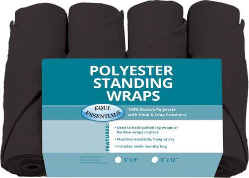 Equi-Essentials Poly Standing Wraps | Black