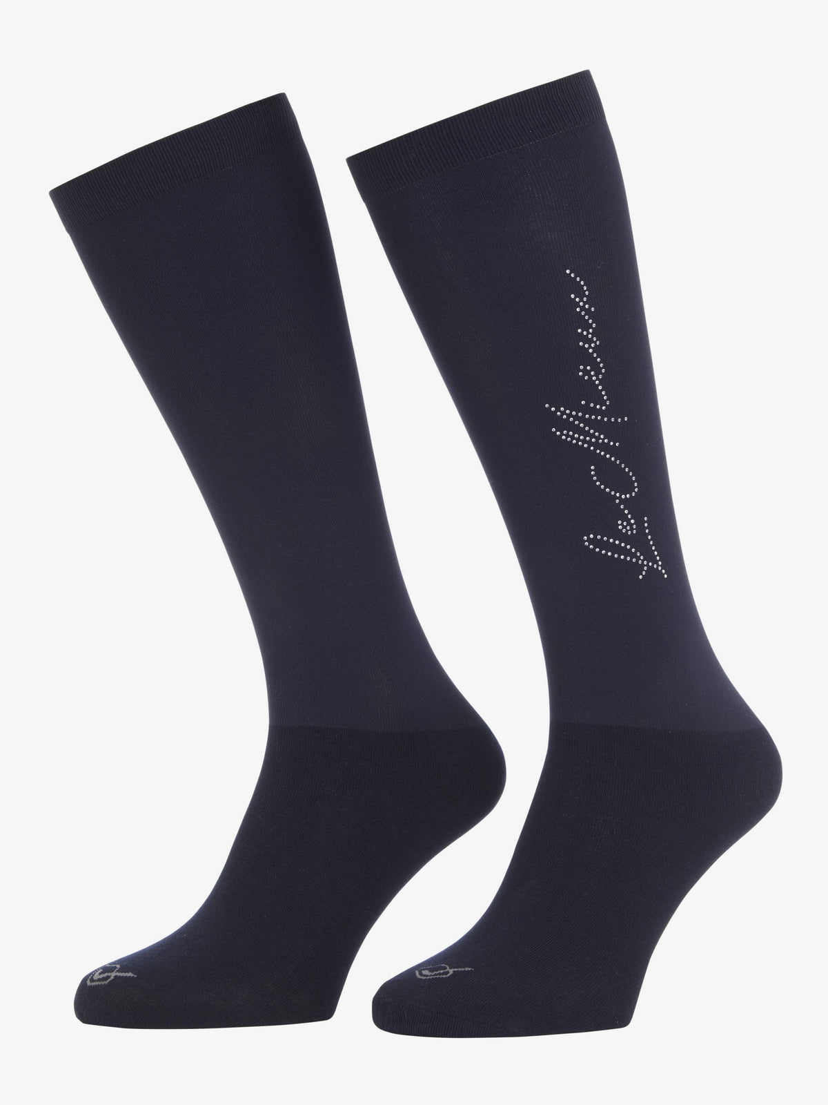 LeMieux Sparkle Competition Socks - Navy