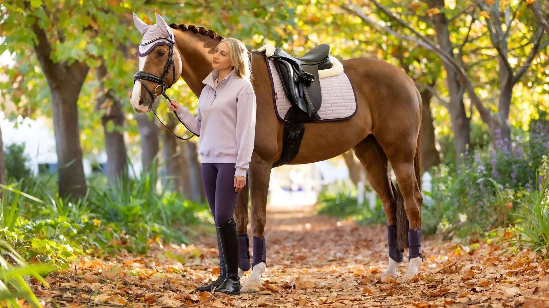 LeMieux Merino+ Suede Dressage Square