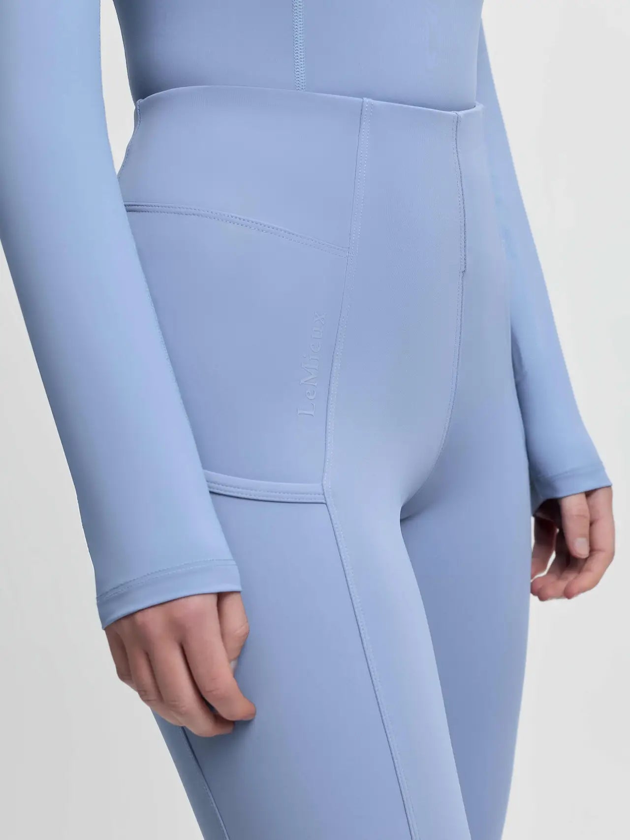 LeMieux Naomi Pull On Breech - Powder Blue