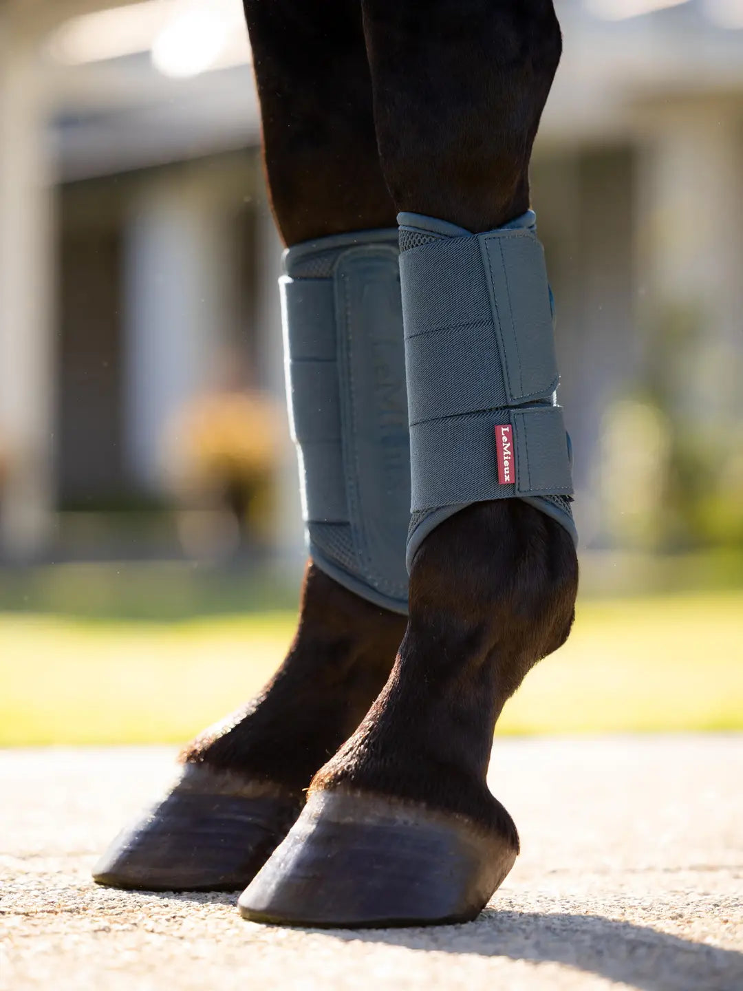 LeMieux Arika Mesh Brushing Boots - Jungle