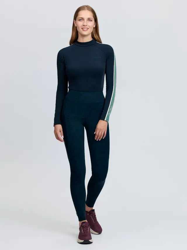 LeMieux Naomi Pull On Breeches - Printed Navy