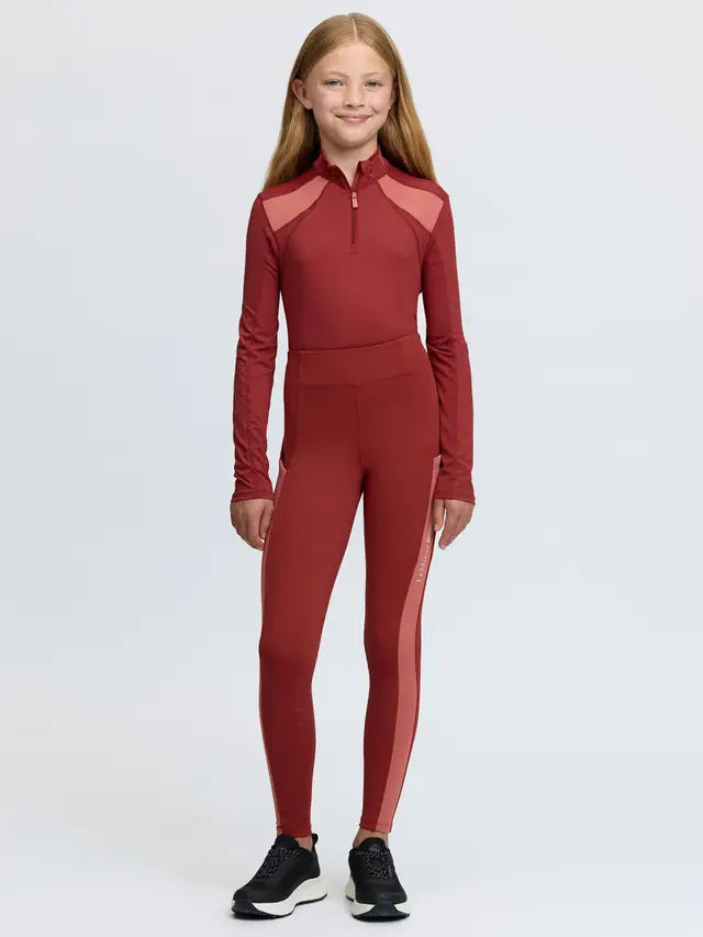 LeMieux Young Rider Orla Pull Ons - Russet