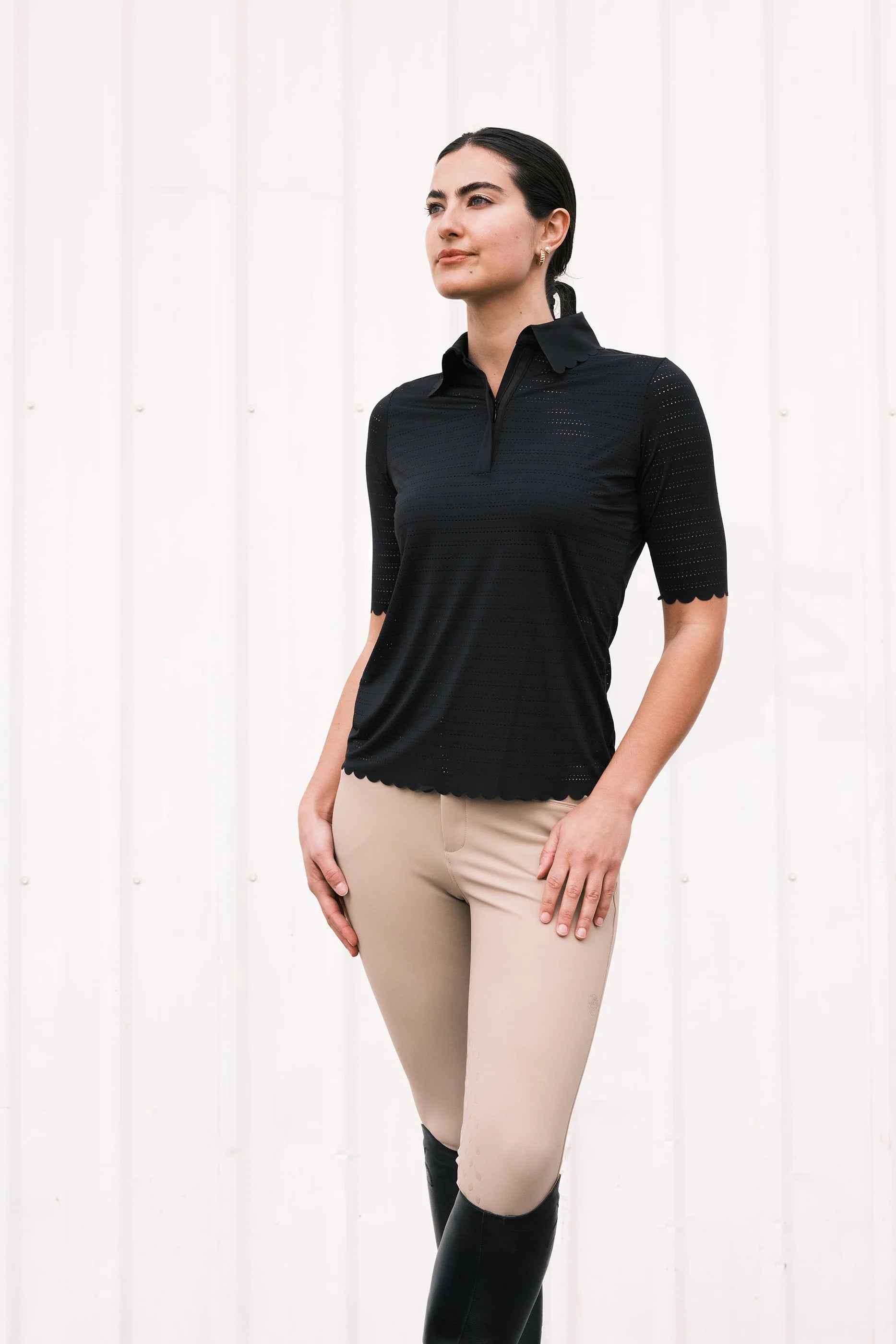 Hannah Childs Jade Air Mesh Polo