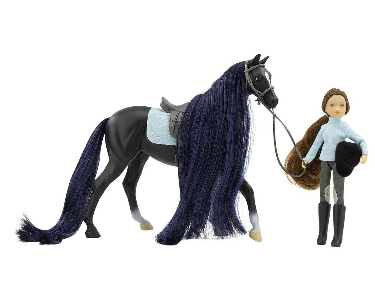 Breyer Jet & Charlotte Thoroughbred & English Rider