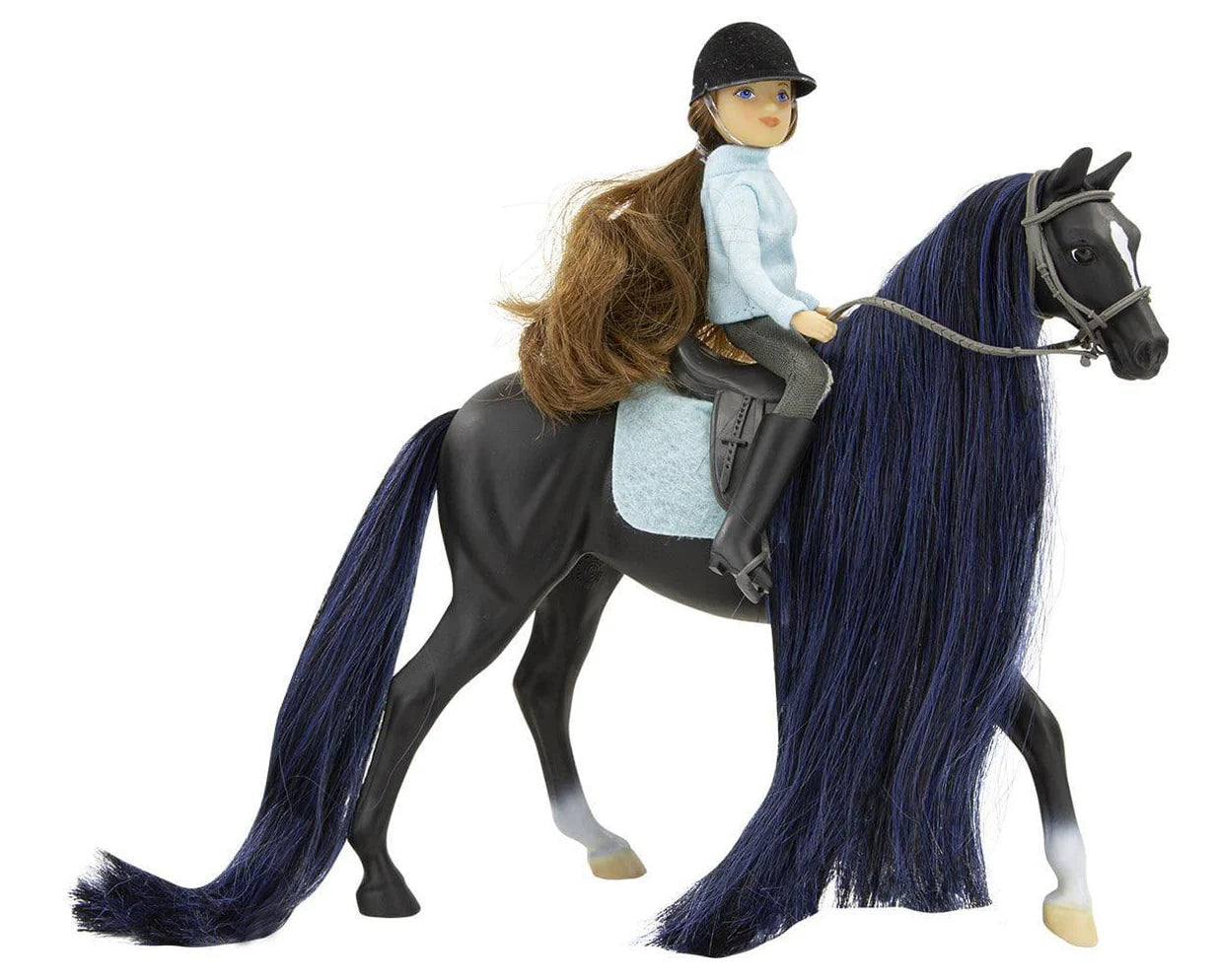 Breyer Jet & Charlotte Thoroughbred & English Rider
