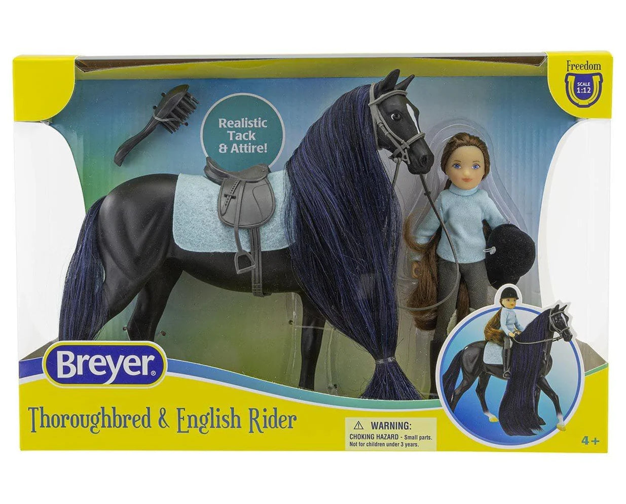 Breyer Jet & Charlotte Thoroughbred & English Rider