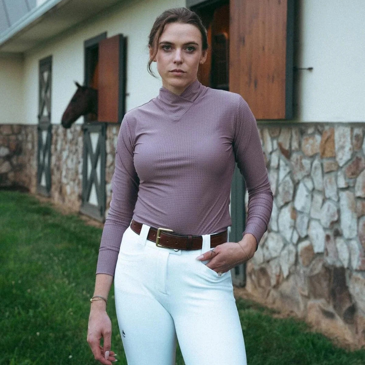 Criniēre Kai Perforated L/S | Taupe