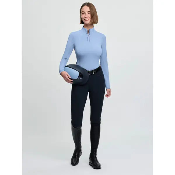 Used Lemieux Teal Long Sleeve Riding Shirt (NEW) - S