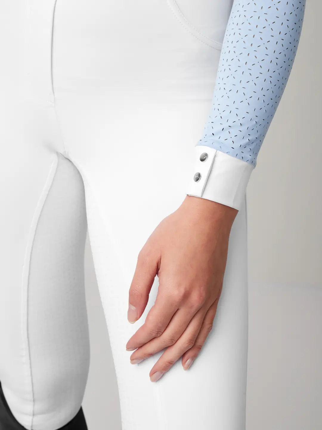 LeMieux Olivia Long Sleeve Show Shirt Mist