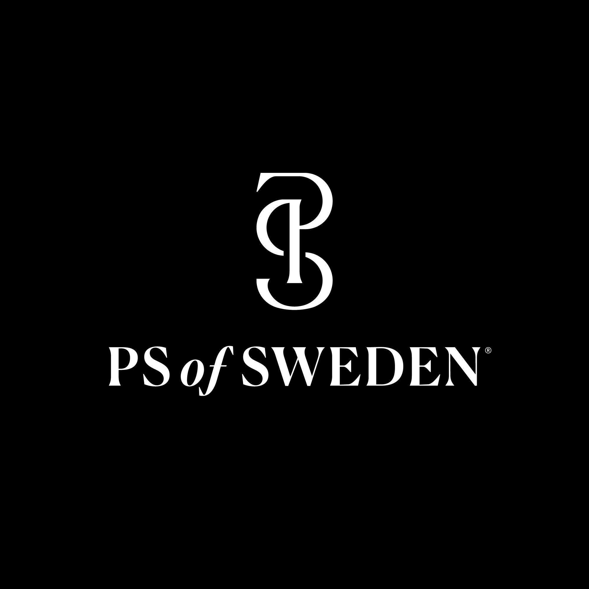 PS Of Sweeden Browband Slim Crystal White - Brown