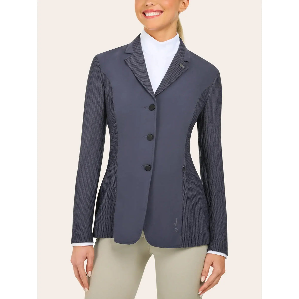 Giacca Da Spettacolo A Rete R.J. Classics Harmony Per Donna - Colore Grigio Ardesia, Nuovo Con Etichette