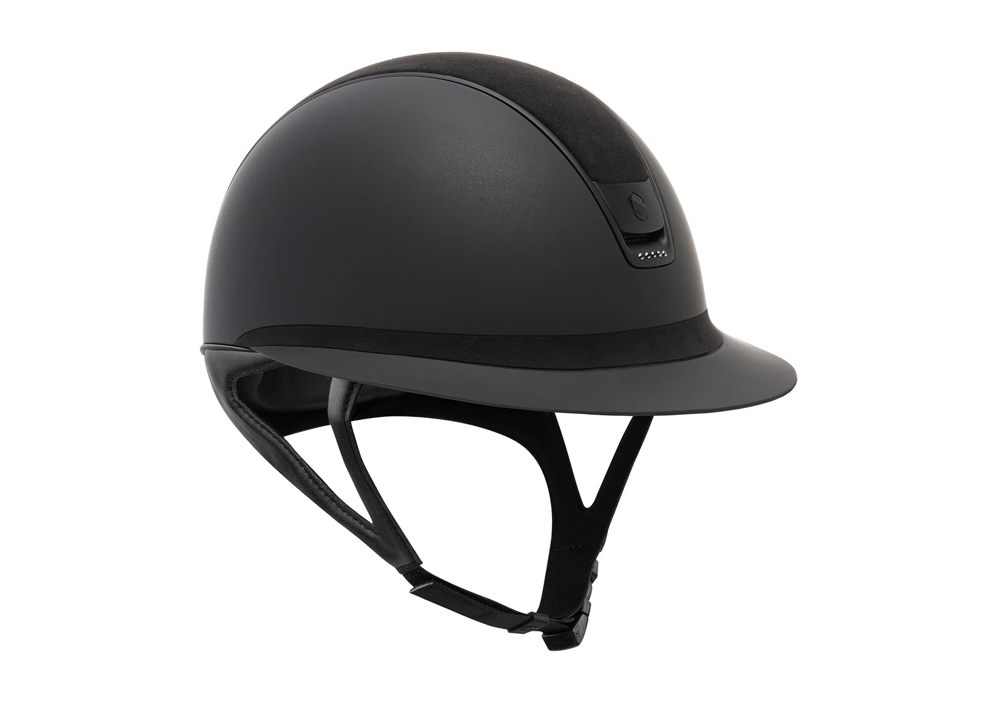Samshield 2.0 Miss Shield Shadowmatt 5-Crystal Helmet with Alcantara Top and Band