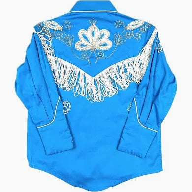 Rockmount Ranch Wear Kids Vintage Turqouise Shirt