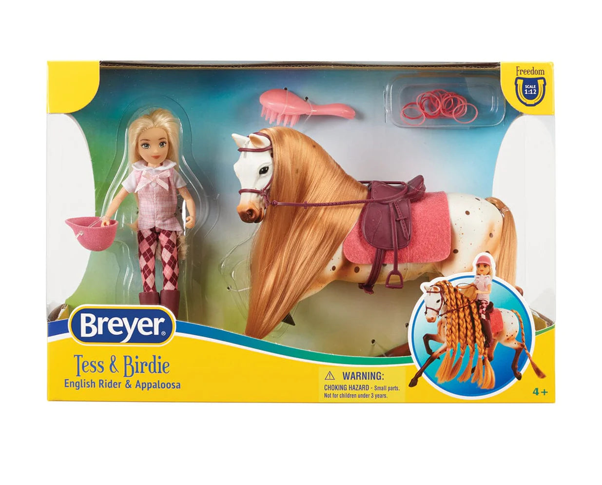 Breyer Tess & Birdie English Rider & Appaloosa