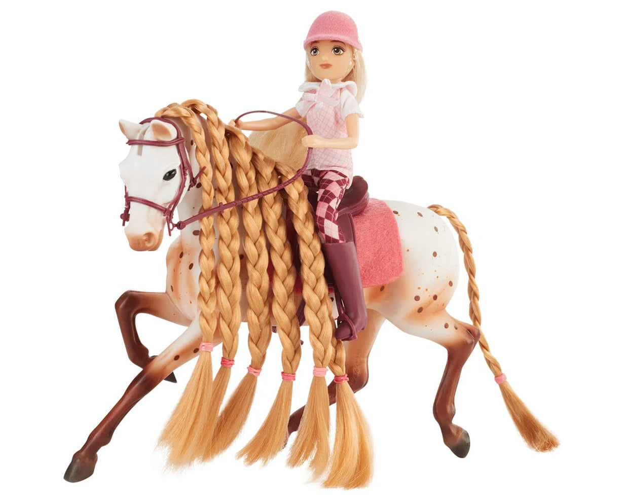 Breyer Tess & Birdie English Rider & Appaloosa