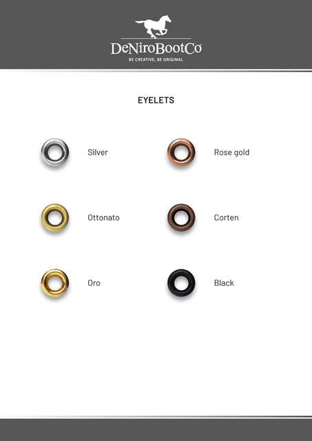 DeNiro Custom Dressage or Jumper Boot Buckles, Hooks, Logo and Spur straps