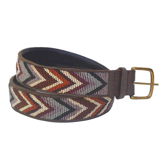 Global Girls Chevron Brown Belt