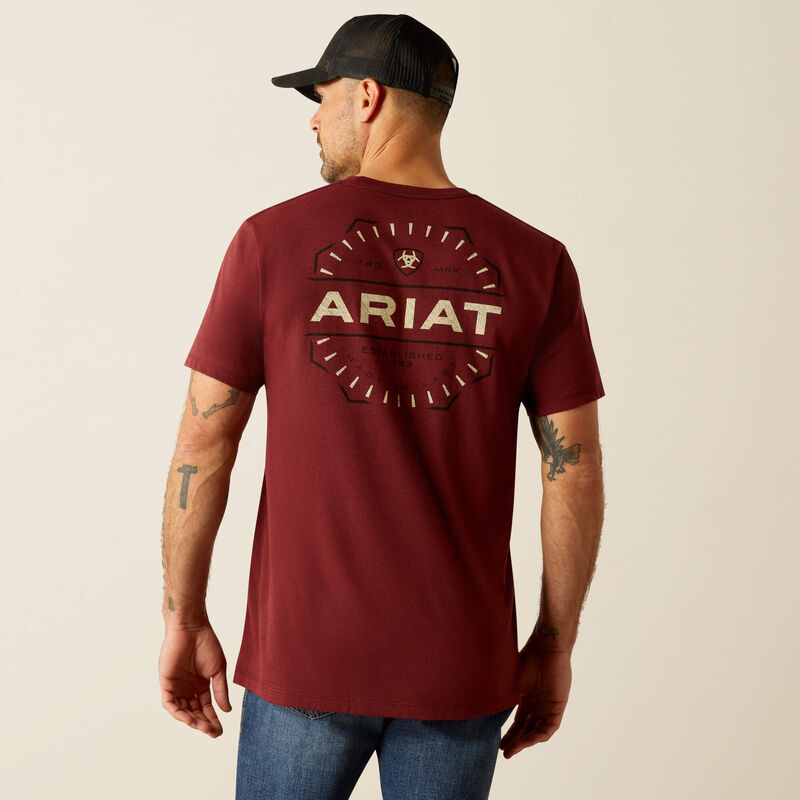 Ariat Mens Explorer Classic SS T Shirt S