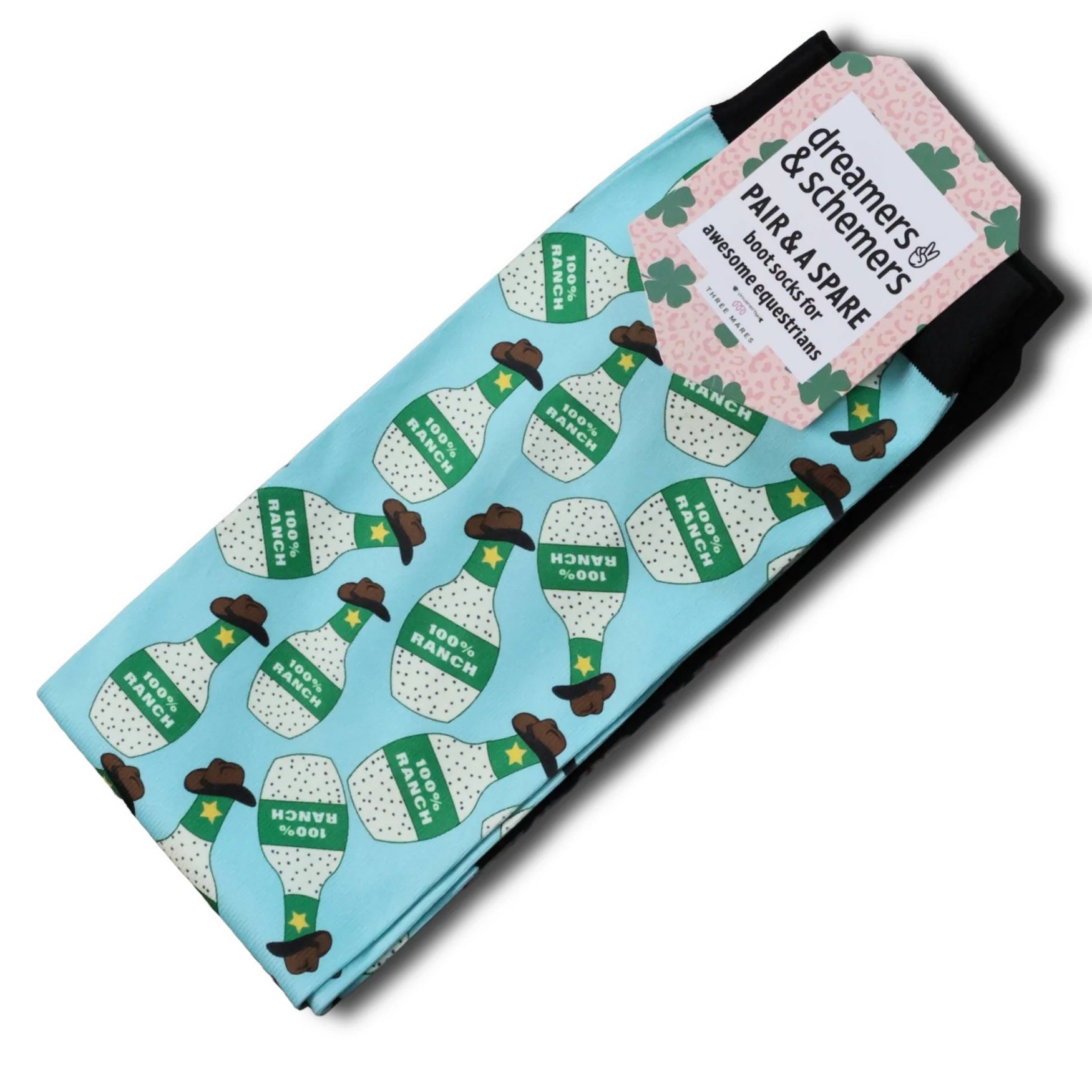 Dreamers & Schemers Pair & A Spare Boot Socks - 100% Ranch