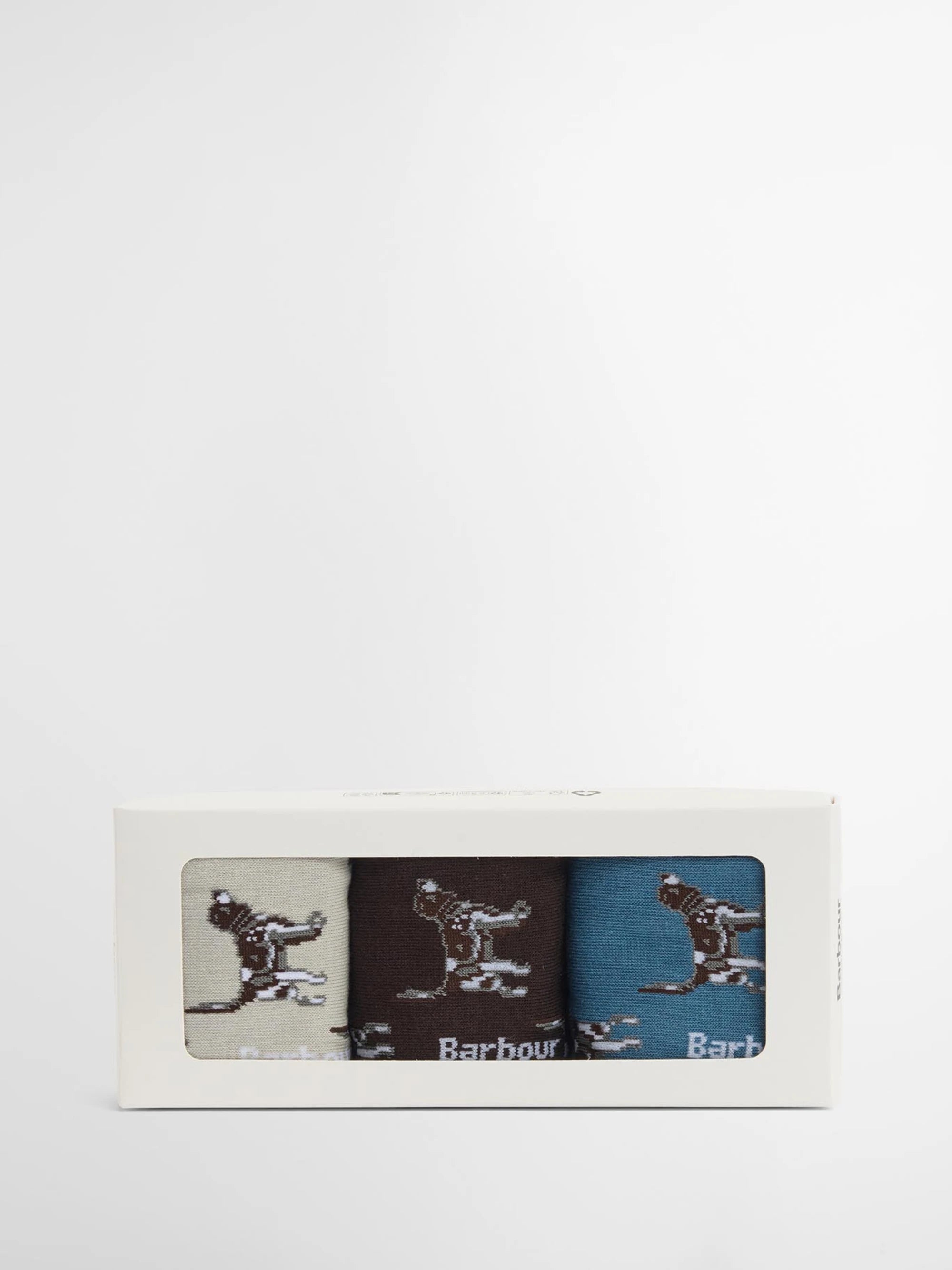 Barbour Pointer Dog Socks Gift Set