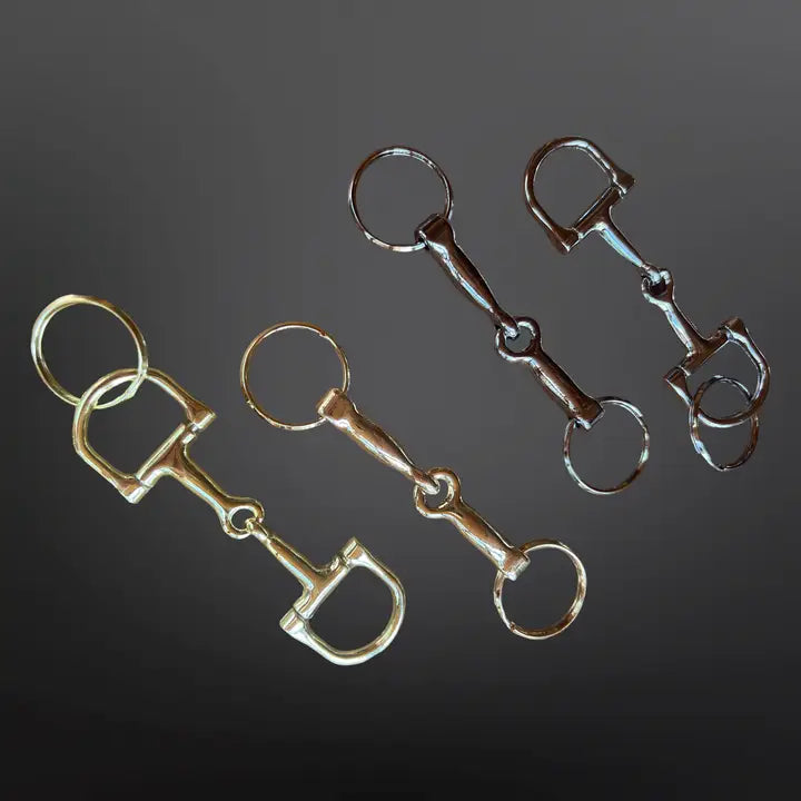 Westrian Western Equestrian Snaffle Bit Keychain