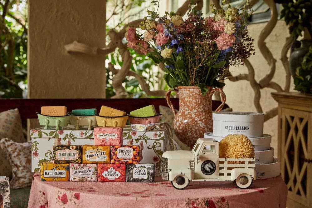 Rosewater Blush Almond Milk & Acacia Honey Bar Soap 250g