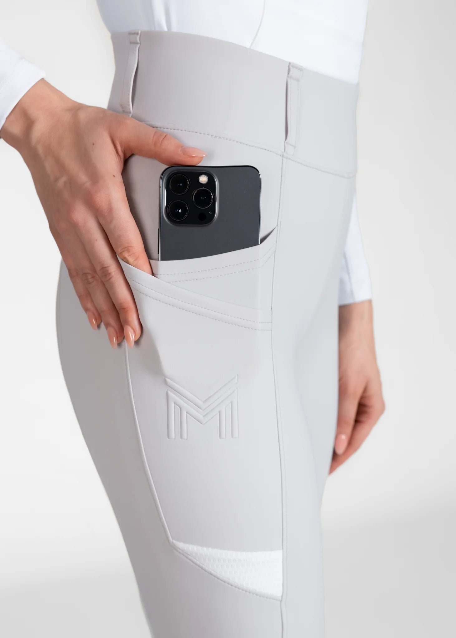 Maximilian Equestrian Tech Riding Leggings - Glacier