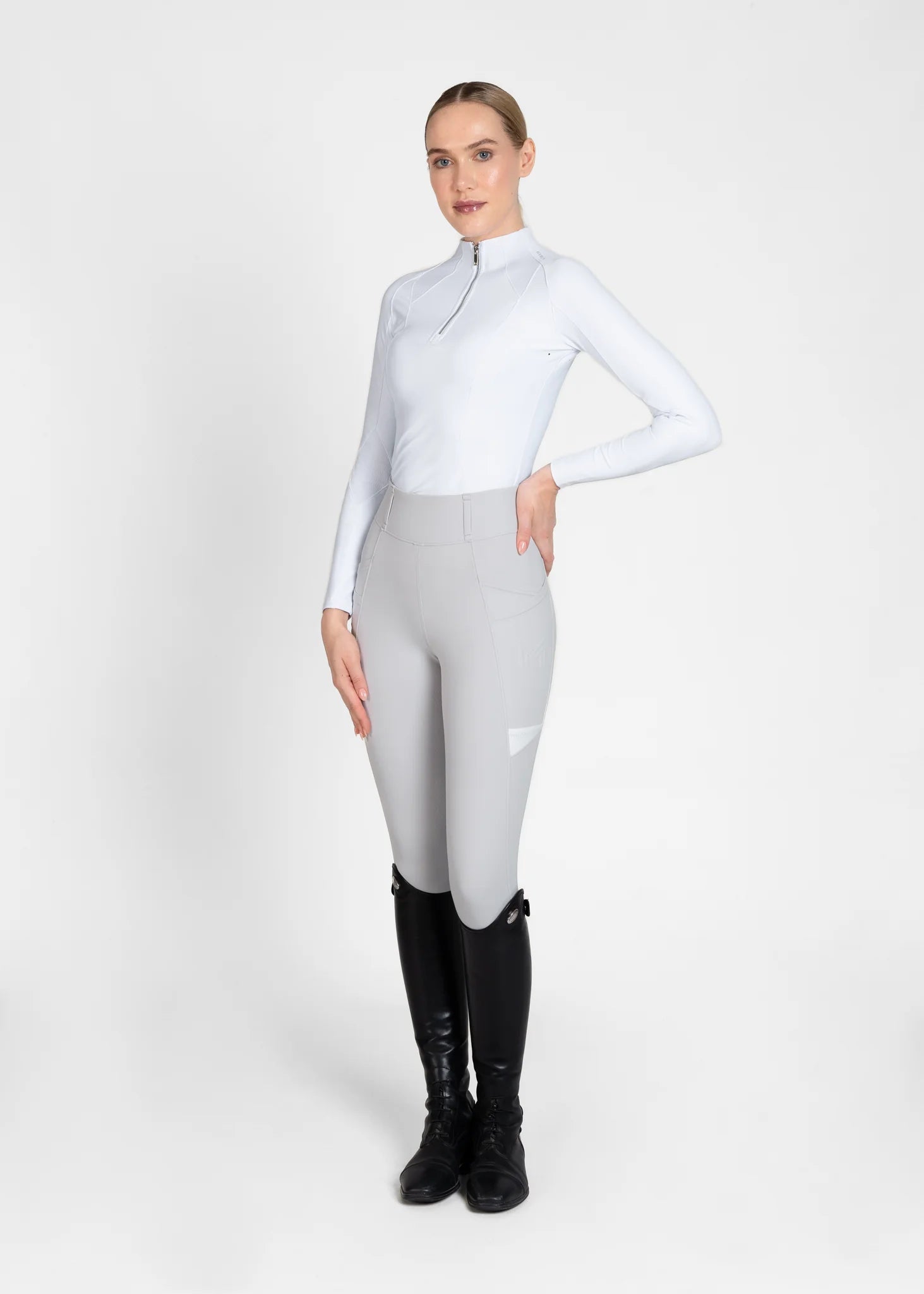 Maximilian Equestrian Tech Riding Leggings - Glacier