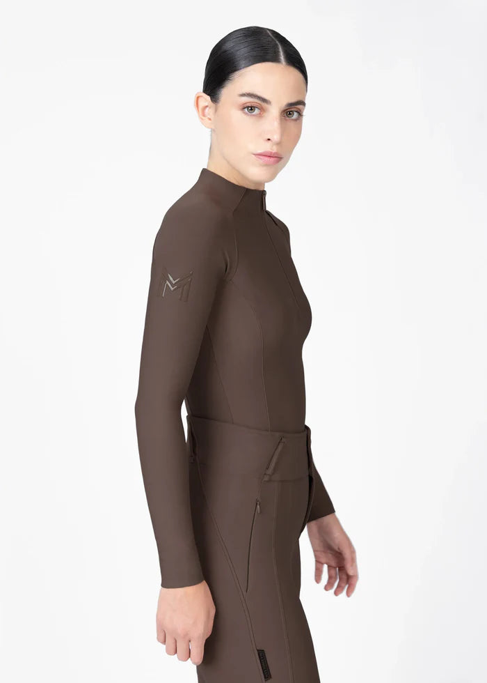 Maximilian Origin Long Sleeve Base Layer - Mocha