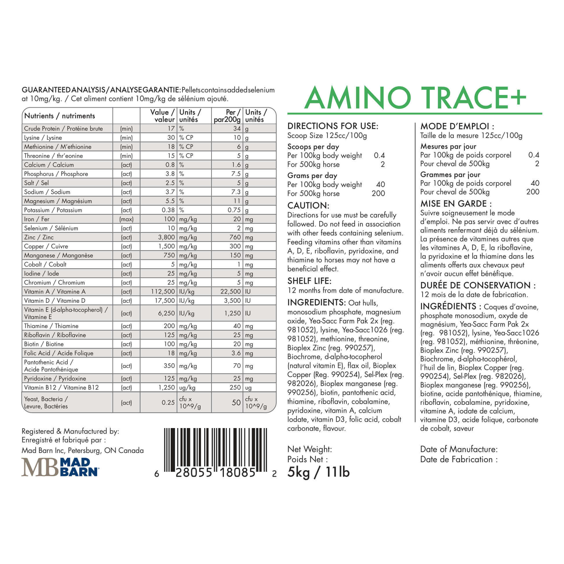 Madbarn Aminotrace + 5kg