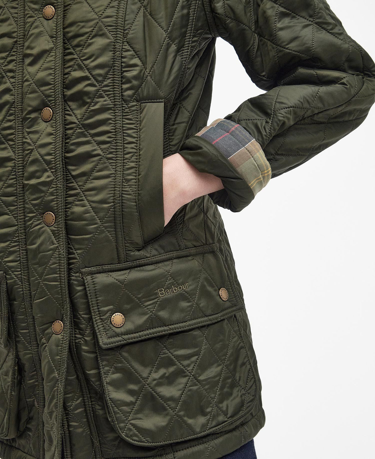 Barbour Beadnell Polarquilt - olive