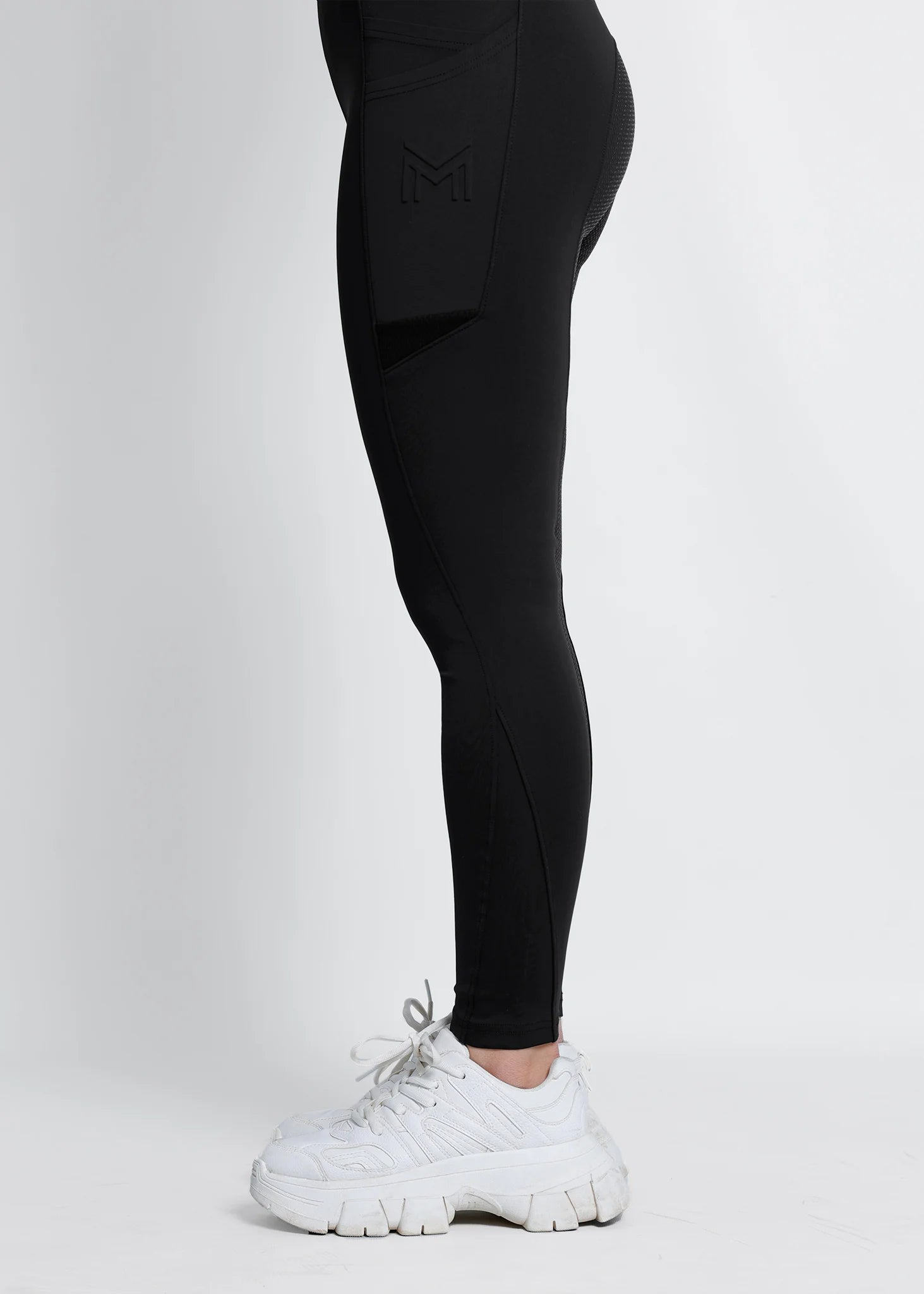 Maximilian Equestrian Tech Riding Leggings - Black