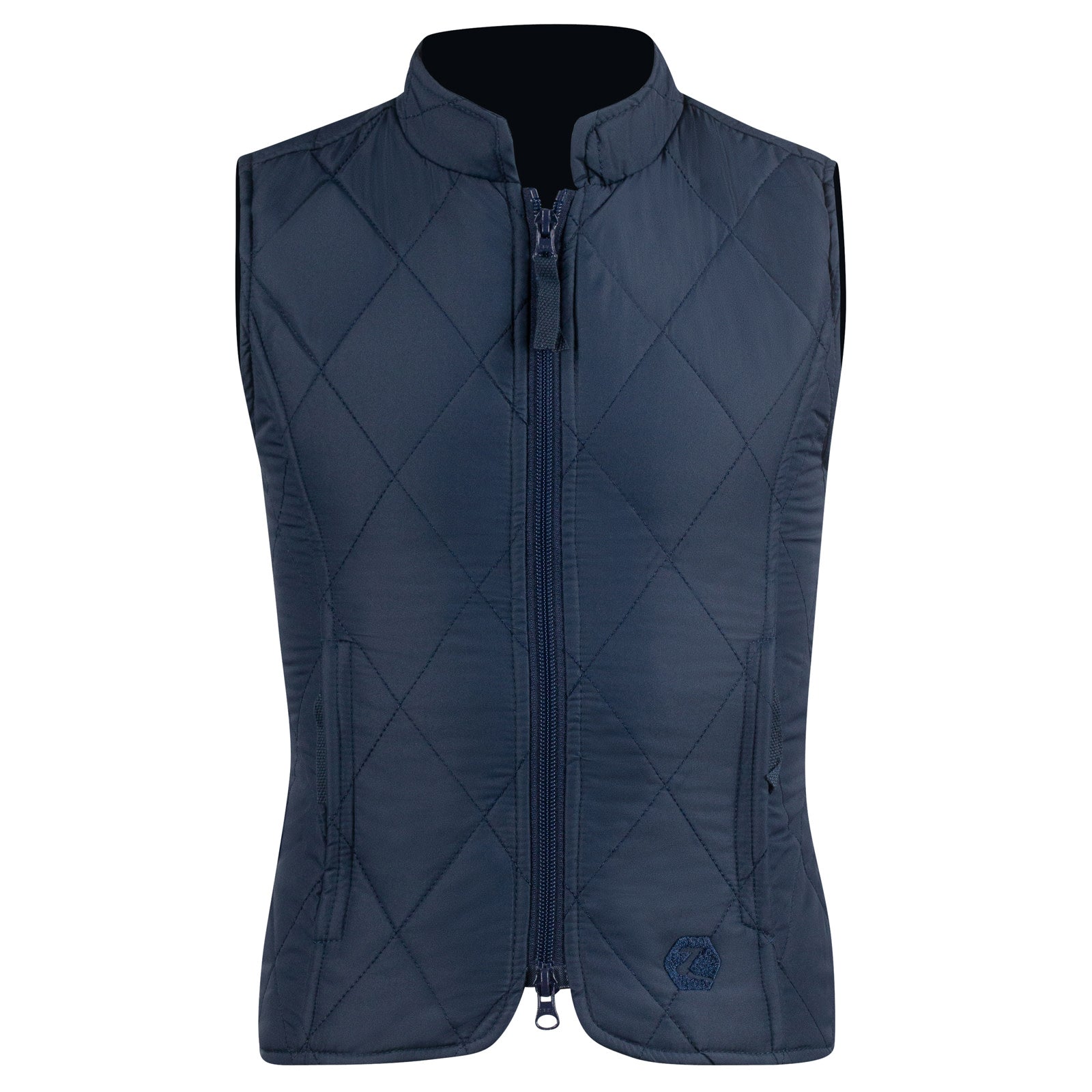 Horze Children's Classic Quilted Vest Peacoat Dark Blue