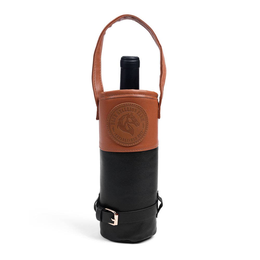 Blue Stallion Farm Riding Boot Wine Tote