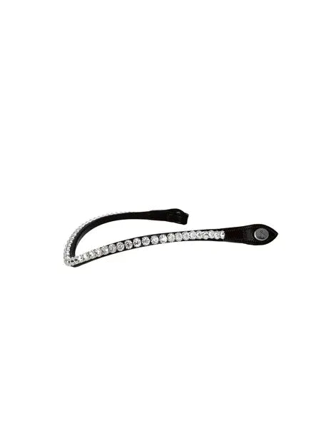 PS Of Sweeden Browband Slim Crystal White - Brown