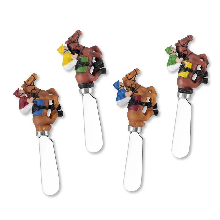 4-Piece Derby Polyresin Cheese Spreader