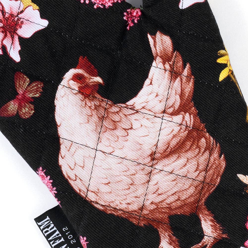 Floral Bouquet Cotton Oven Mitts Full Pair