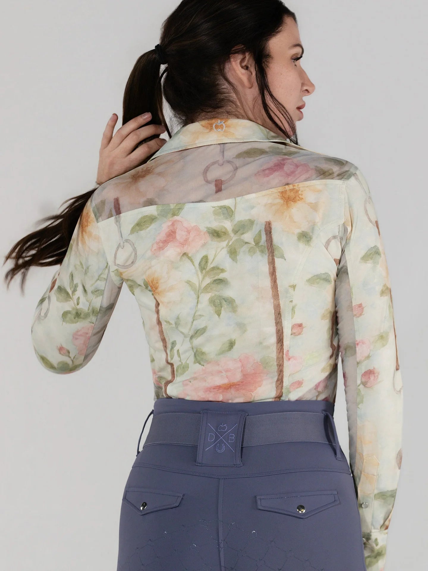 Dapplebay Western Riding Top - Vintage Floral