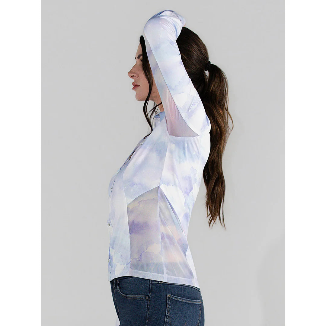 Dapplebay Western Riding Top - Opalite Skies