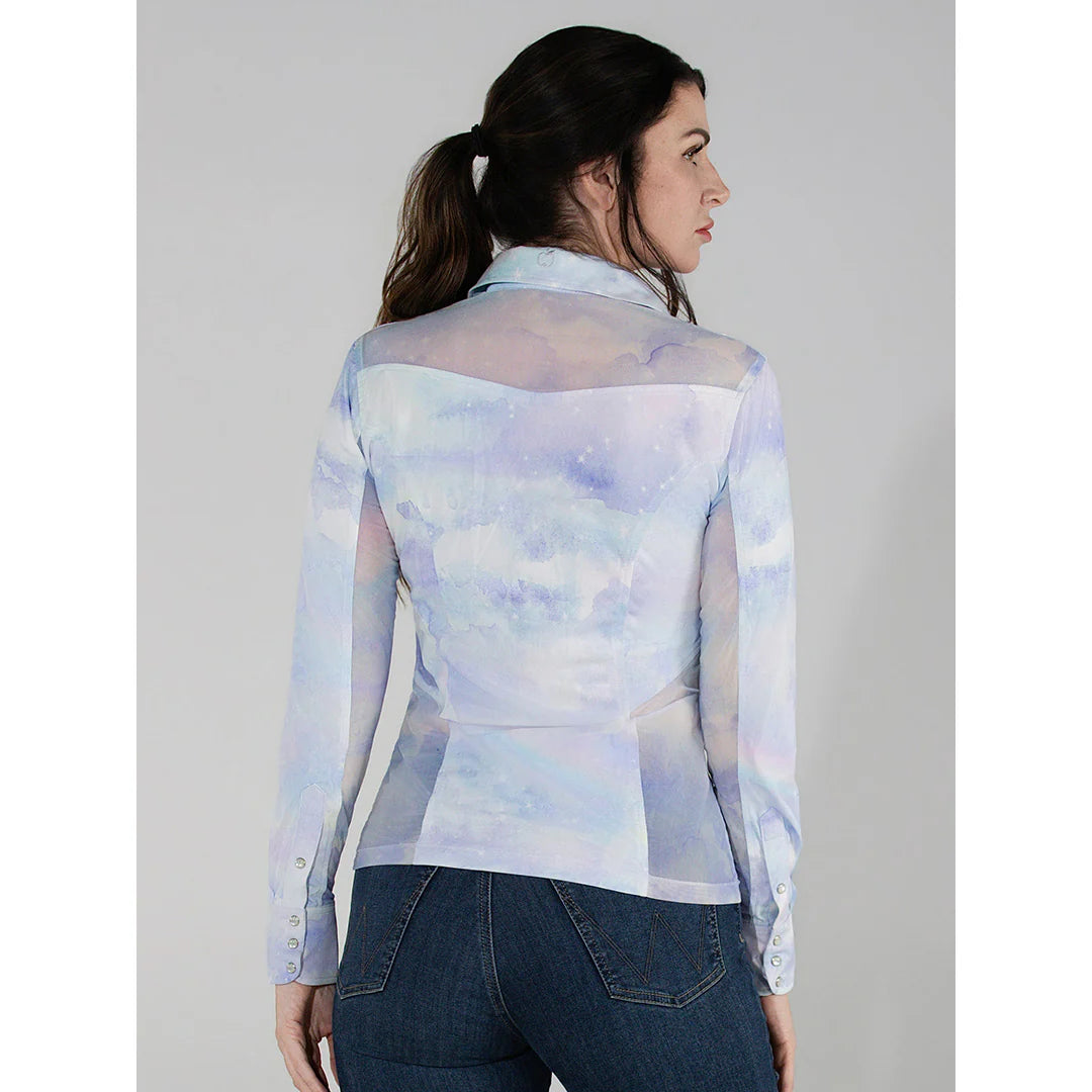 Dapplebay Western Riding Top - Opalite Skies
