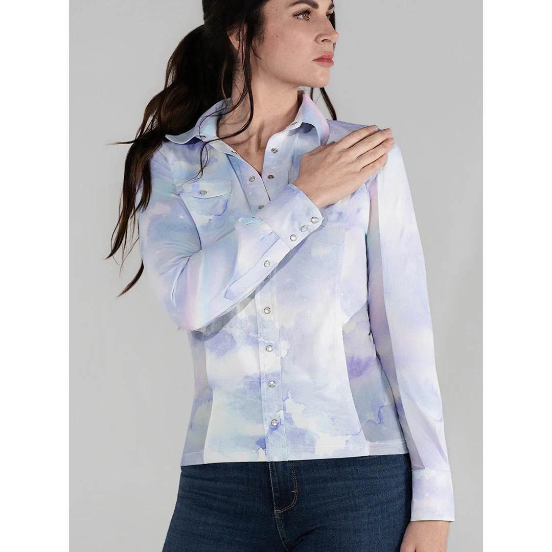 Dapplebay Western Riding Top - Opalite Skies