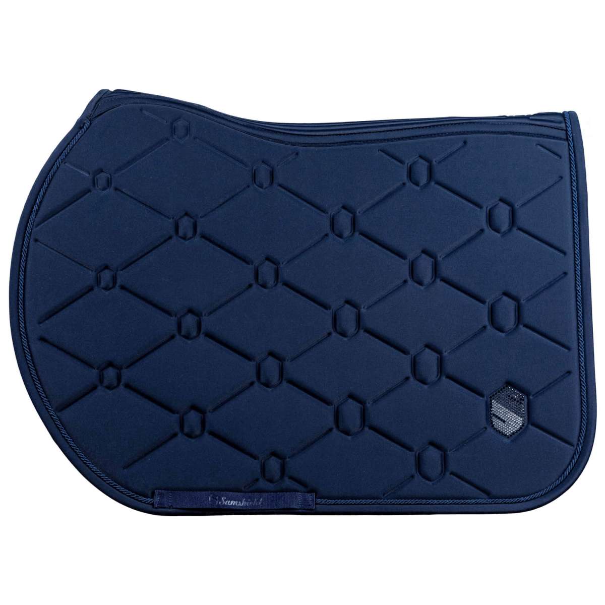 Samshield Jumping Saddle Pad Swarovski Crystals - Blue