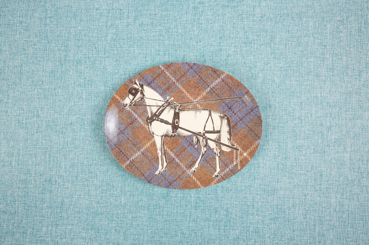 Thomas Paul Equus Horse Tweed Oval